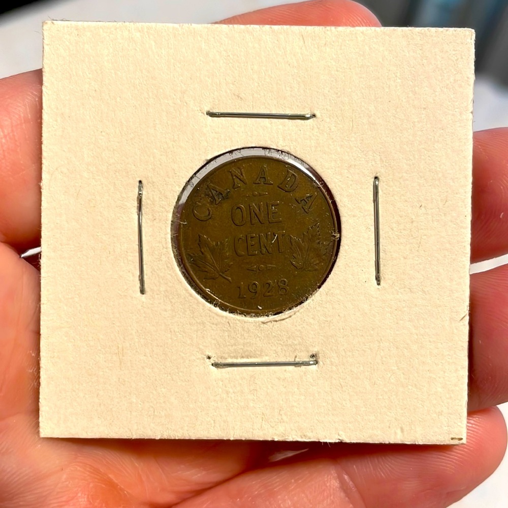 Canadian Pennies - 1928, 1929, 1935 - Circulated